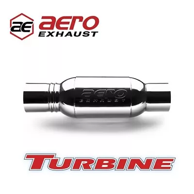 Aero Turbine 20  Stainless 4  Dia. In / Out Turbine Performance Muffler AT4040 • $156.99