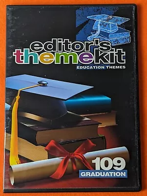 Digital Juice Software Editor's Theme Kit DVD #109 GRADUATION Education Themes • $10