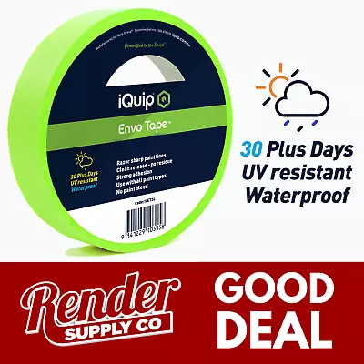 IQuip Envo Masking Tape Multiple Sizes UV-Resistant-Waterproof-Bulk • $45.50