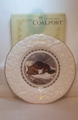 1986 Christmas  Snow Drift  Design  Christmas Plate By Coalport - Dish With Box • £9.99