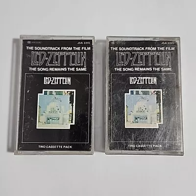 LED ZEPPELIN - 'The Song Remains The Same' 2x Cassette Tape Album AUST. PRESSING • $25.49