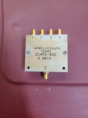 Mini-Circuits 15542 ZC4PD-900 RF Coaxial Power Splitter/Combiner • $12