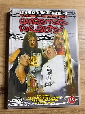 ECW Gangstas Paradise DVD Extreme Championship Wrestling 18 Cert WWE WWF • £20.99