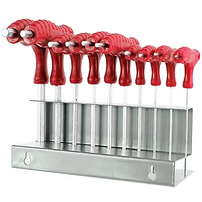 T Handle Hex Key Set IMPERIAL SAE Allen Allan Bike Wrench Tool Stand Inches X 10 • £9.99