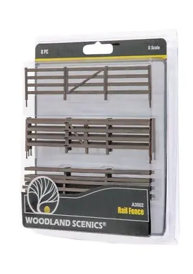 Woodland Scenics A3002 Rail Fence - O Scale NEW • $16.79