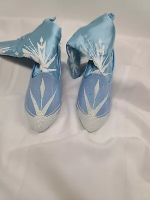 Frozen Elsa Boots/Heels Size 4-13 (fits Most Toddler/pre-K) Dress Up Disney Shoe • $9.45