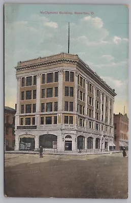 Postcard - McClymond Building Massillon Ohio Architecture OH 1910s Vintage • $9