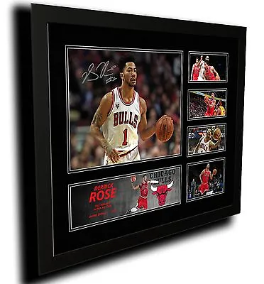 $109.99 • Buy Derrick Rose Chicago Bulls Signed Limited Edition Framed Memorabilia