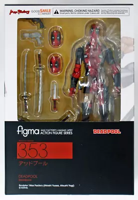 Marvel Figma Good Smile Company Deadpool Action Figure • $130