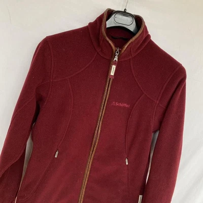 £130 • Buy Schoffel Burley Fleece Jacket - Mulberry- UK12 But Unisex And Fits Men’s Medium