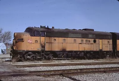 MILW Milwaukee Road EMD F7 Kodachrome Original Kodak Slide • $2.99