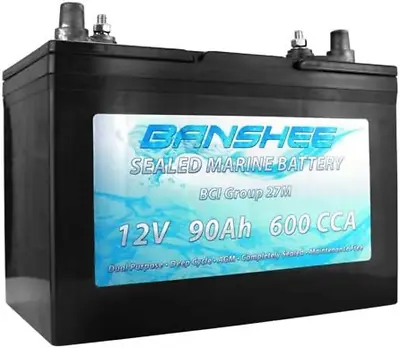 Deep Cycle Sealed AGM Marine Battery Group 27 • $394.99