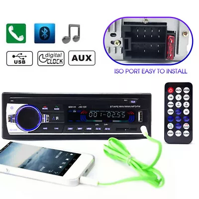 Bluetooth Car In-dash Radio Stereo Head Unit Player 1 DIN • $21.89