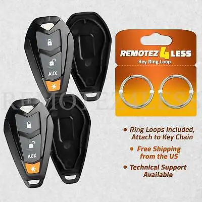 2 New Replacement Dei Viper 4 Button Keyless Remote Key Case For EZSDEI7141 • $9.95