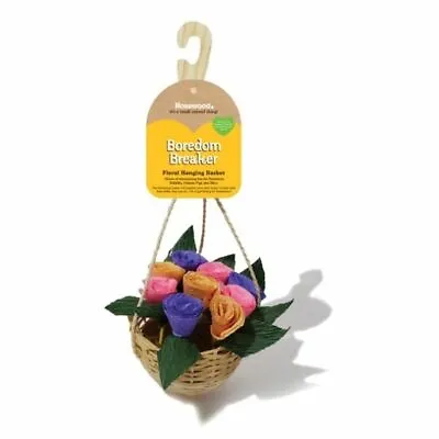 Rosewood Boredom Breaker Floral Hanging Basket Rabbit GuineaPig Hamster Bird Toy • £7.65