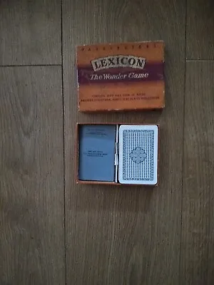 Vintage LEXICON Card Game By WADDINGTONS  • £5