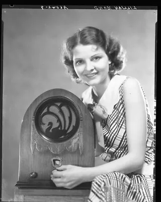 £82 • Buy Lillian Bond Beautiful Pose By Vintage 1930s Radio Original 8x10 Camera Negative