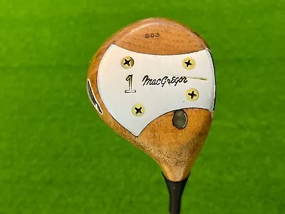 MacGregor Golf BYRON NELSON 563 Persimmon Driver Right Handed Steel Stiff 43.5  • $49.99