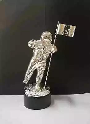 MTV Music Award VMA Moonman Statue Trophy With Box Silver Video Music Award 2020 • $495