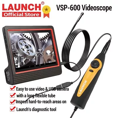 LAUNCH VSP-600 Car Videoscope HD Inspection Camera Borescope Endoscope USB IP67 • $63