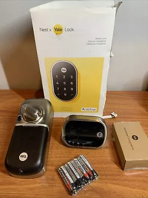 Google Nest X Yale Smart Lock Brushed In Excellent Condition • $129.99