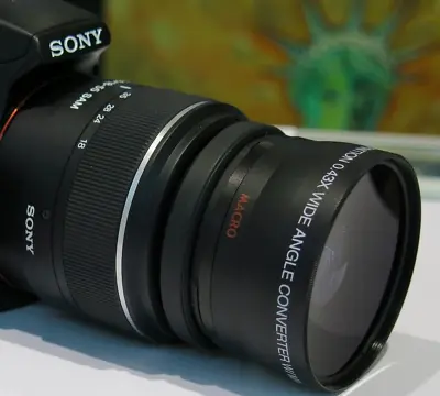 Hd Wide Angle Lens + Macro Closeup Lens For Sony Alpha A6300 A6100 A5100 A6000 • $39.31