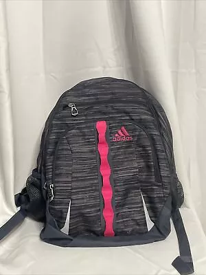 Adidas Backpack Laptop Bookbag 18” Sports Large Black/pink Load Spring • $14.99