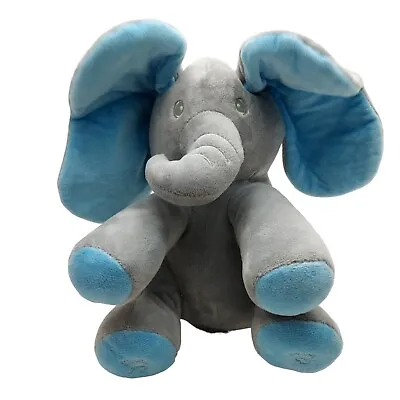 Peek A Boo Elephant Toy Plush Stuffed Animal 10  Musical Tested Works • $16.55