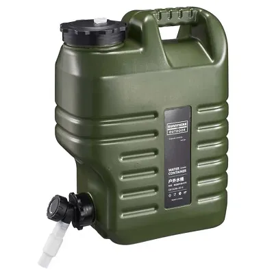 Green Portable Water Container Water Bucket For Camping Hiking Picnics Barbecues • $52.99