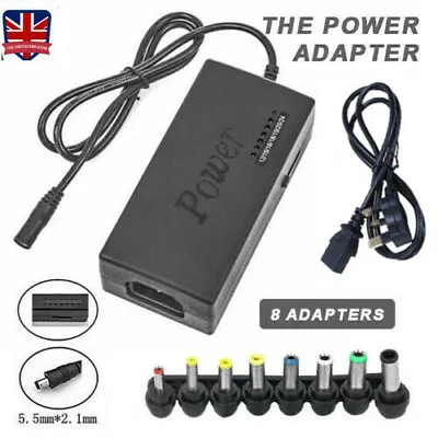 £11.19 • Buy 12V-24V AC/DC 96W Laptop Power Supply Adapter Charger Universal For HP Lenovo