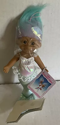 Vintage My First Mermaid Russ Poseable Troll Doll Blue Iridescent New Old Stock • $33.07