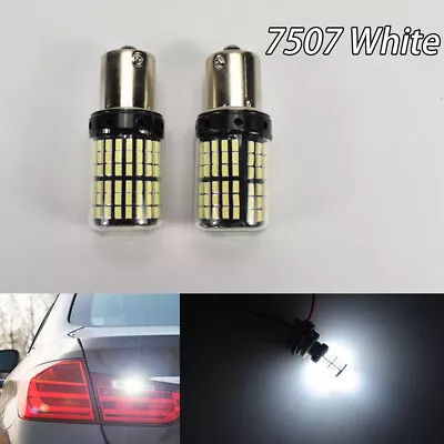 Projector White Rear Turn Signal Light BAU15S 7507 PY21W 144 SMD LED Bulb A1 LAX • $21