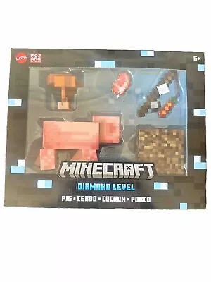 Minecraft Pig Diamond Level Mini Figure & Accessories NEW • $25