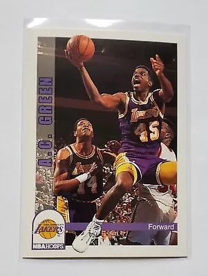 A.C. Green - LA Lakers Forward #45 - NBA Hoops Trading Card 1992 - #441 • $2.99