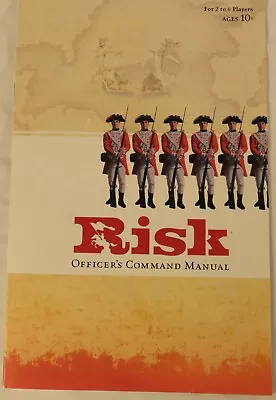 1993 Risk Board Game Iinstructions - Rules - Officer's Command Manual • $5.01