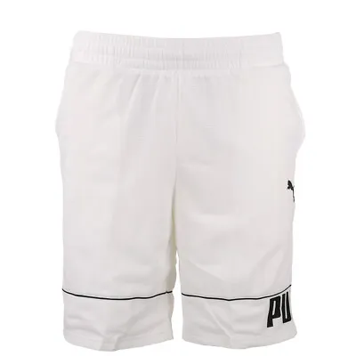 Puma Full Court Shorts Mens White Casual Athletic Bottoms 84859409 • $14.99