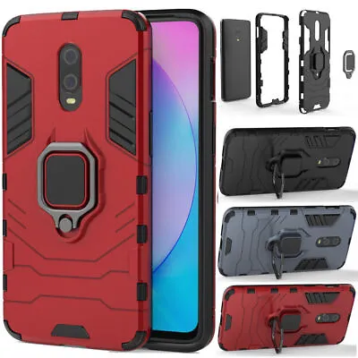 For Oneplus 6T 7 Pro 8T Shockproof Armor Rugged Magnetic Ring Stand Case Cover • $7.89