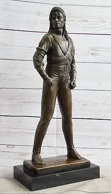 Handmade Vitaleh Bronze Figurine Of Michael Jackson Perfect Gift For Music Sale • $359