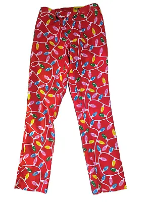 TIPSY ELVES Ugly Christmas Pants Slacks Size 31Wx31  String Lights Men's Holiday • $14.99