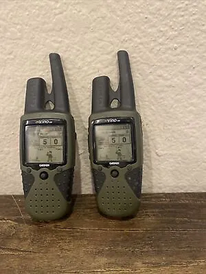 2 Garmin Rino 120 Handheld GPS Navigator And 2-way Radio • $199.95