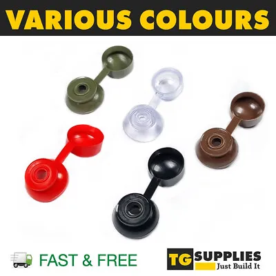 PVC Roofing Plastic Screw Cover Caps Fixings For Corrugated Sheet  Many Colours • £69.99