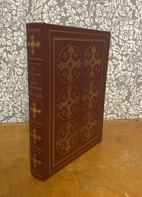 $30 • Buy Easton Press: THE CONFESSIONS OF ST. AUGUSTINE, 100 Greatest Books 1979, Leather