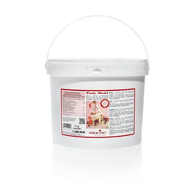 Saracino Award Winning Modelling Paste With Cocoa Butter Gluten Free White 5kg  • £44.95