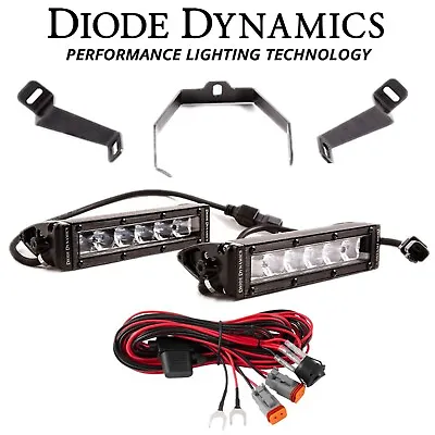 Diode Dynamics Grille Mount White Fog/Driving Light Kit For 15-17 Subaru WRX/STi • $319.95