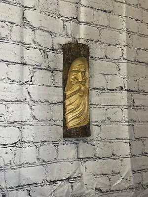 £18 • Buy Forest Man Of The Woods 30cm Hand Carved Wizard Tree Trunk Wood Fairtrade