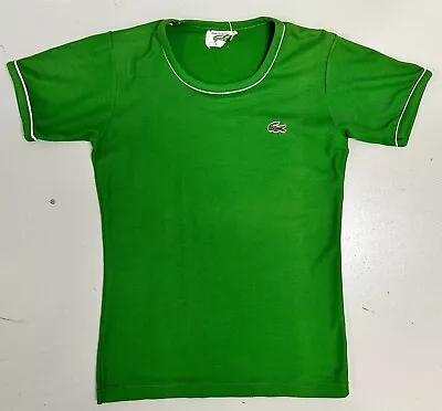 Vintage Green Chemise Lacoste Green T Shirt - Rare Women’s Short Sleeve • $50