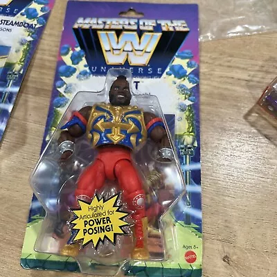 Masters Of The WWE Universe Mr. T Action Figure Mattel Wave 4 MOTU A Team Pity • $45