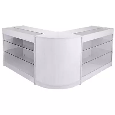 £549.99 • Buy Shop Counter Retail Shelves Storage Display Cabinet Showcase Glass Capricorn