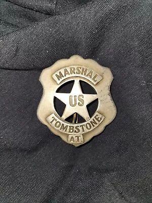 Marshal Tombstone A.T. Western Badge Pin. Must Have Very Great Shape  • $1.25