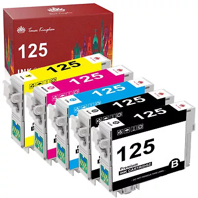 125 T125 Ink Cartridge Compatible For Epson Stylus NX125 NX127 NX625 325 520 • $11.98